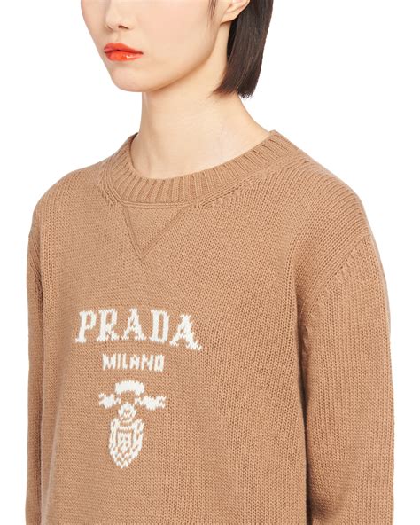 maglione moncler di prada|Maglione In Lana Cashmere Cammello .